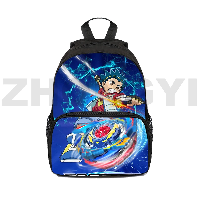 16-calowy mini plecak z nadrukiem 3D Cartoon Beyblade Burst Torby na zamek błyskawiczny Damska torba podróżna na ramię Męska torba na książki dla dzieci Torby szkolne