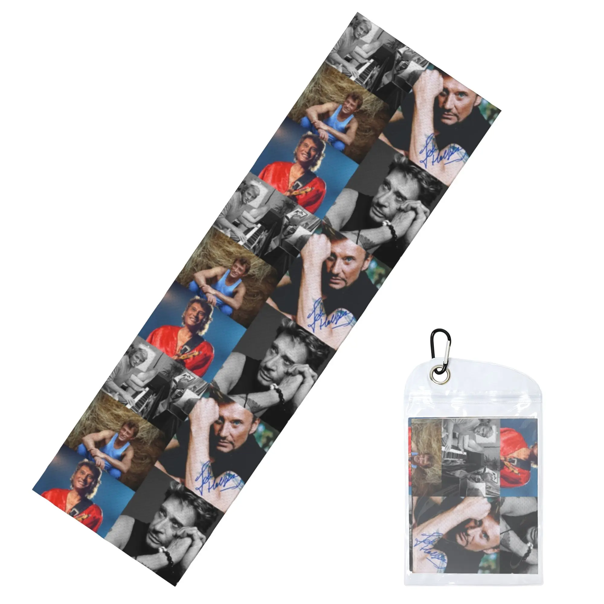 French Rock Singer Johnny Hallyday Cold Exercise Towel   Super Soft Breathable Instant Cooling Towel Yor Gym Towels