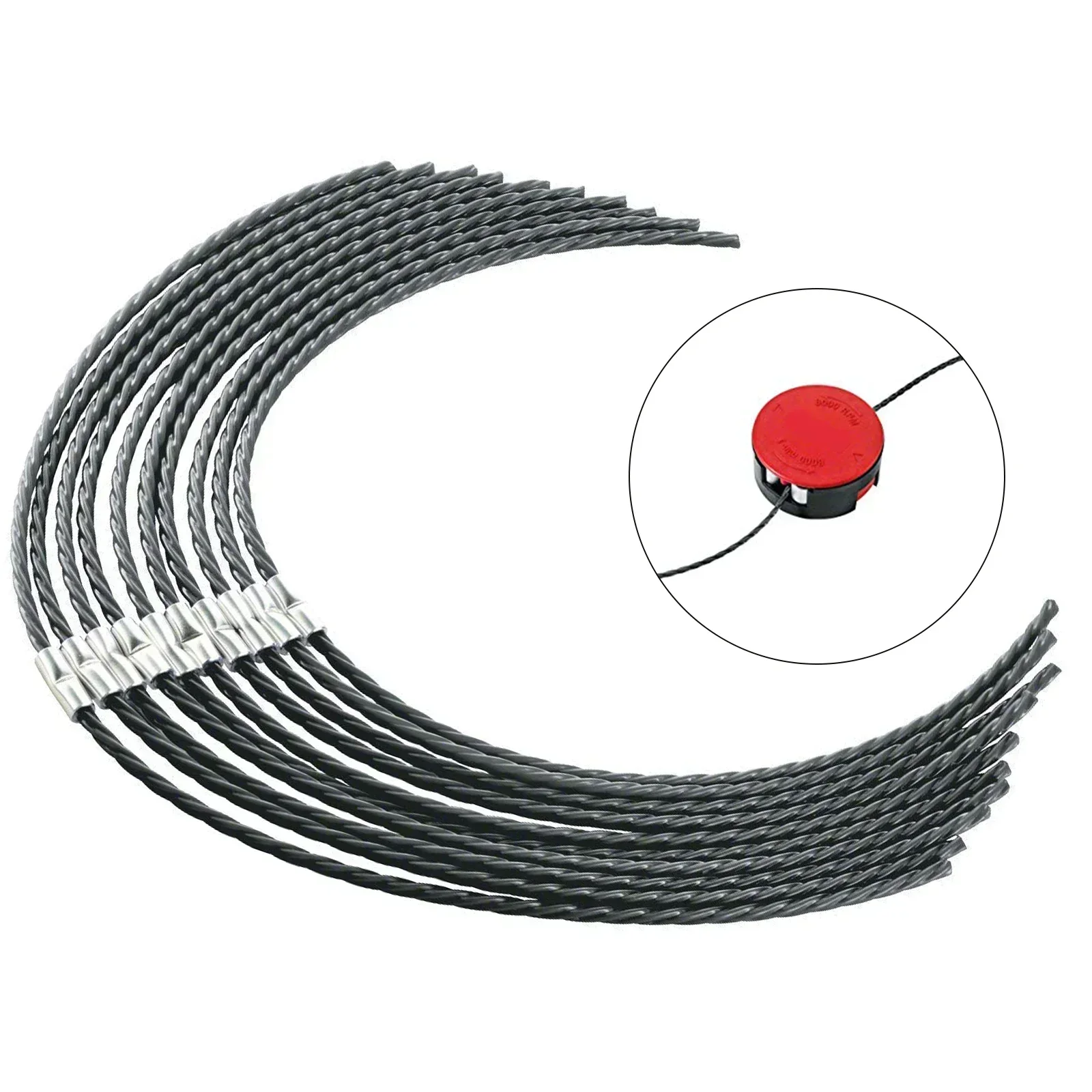 10Pcs 3.5mm Trimmer Lines For Bosch F016800431 AFS 23-37 Straw Rope Brush Cutter Grass Trimmers Garden Power Tool Accessories