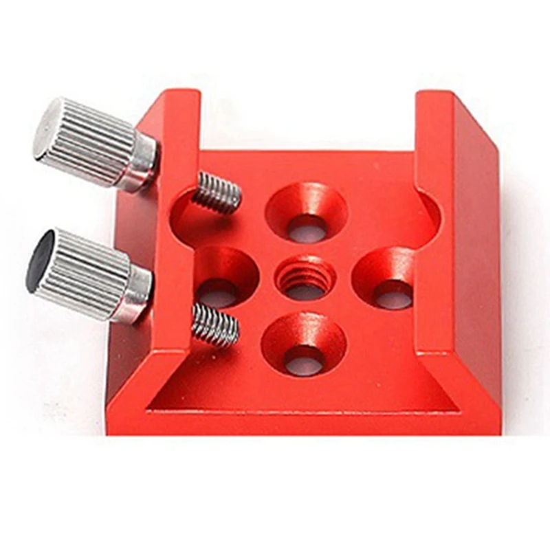 Promotion! 2X Telescope Finder Scope Base Mount Adapter Flat Base For Dovetail Slot 1/4 Thread Conversion Accessories Red