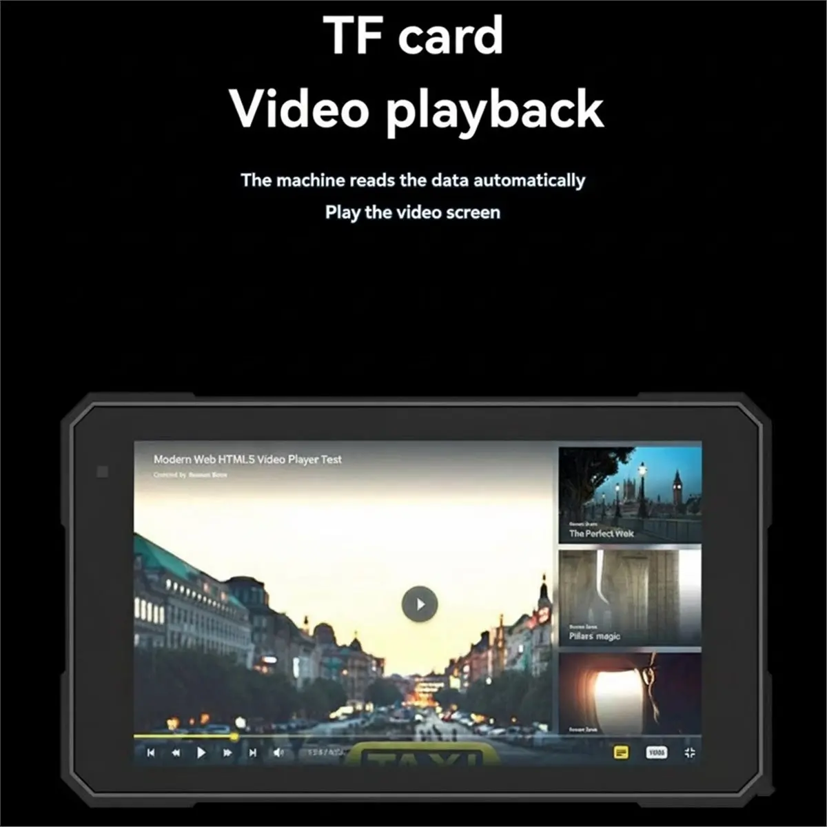 

Punctual- 5inch Motorcycle GPS Navigator Screen Carplay Android Auto Voice Control IPX7 Waterproof Anti-Theft Moto Monitor