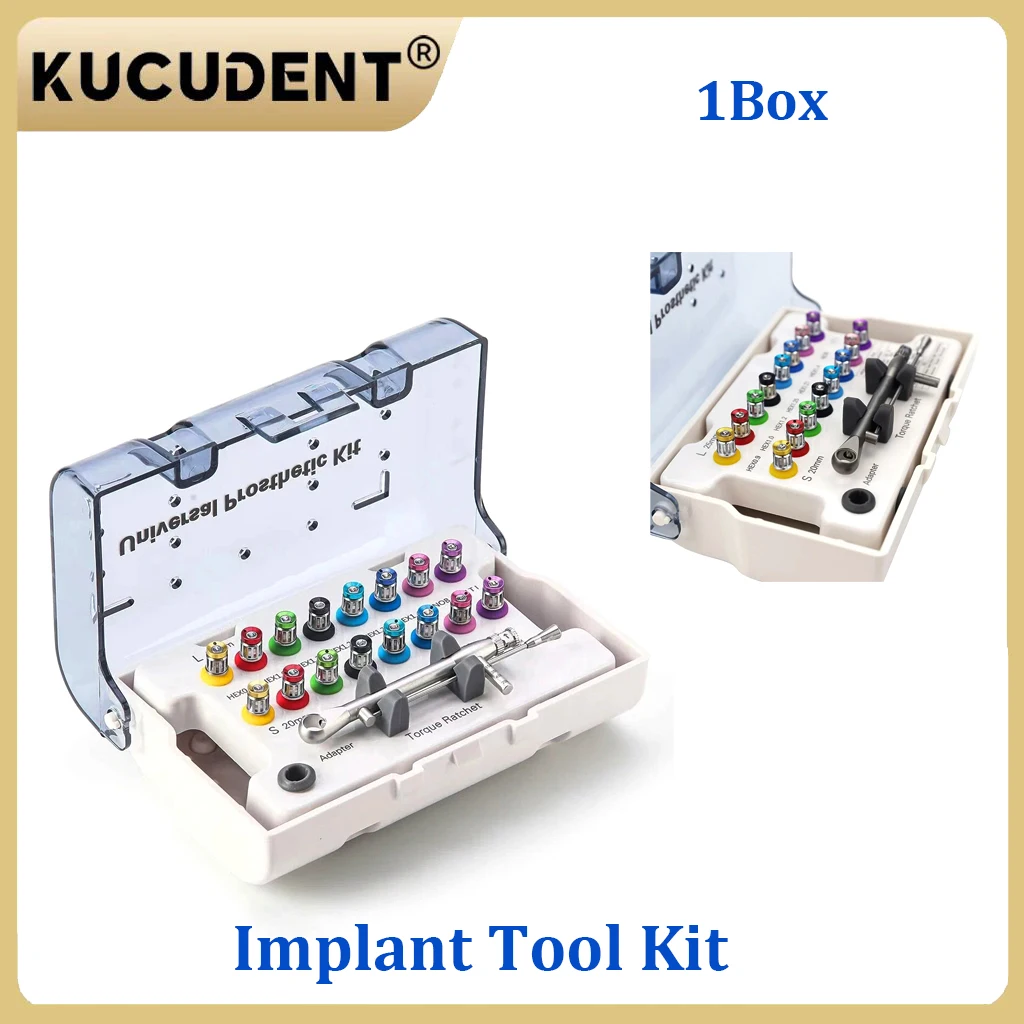 

Универсальный набор динамометрических ключей для зубных имплантатов 10-70 Нсм с 16 отвертками для реставрации простатоники, инструмент для ремонта стоматологии