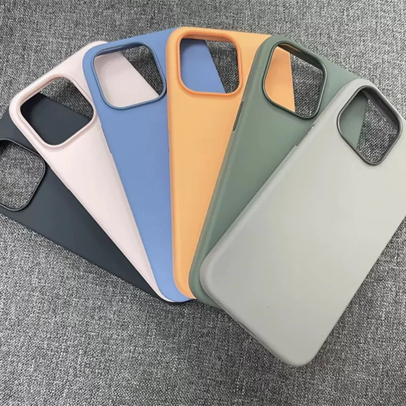 

Original Liquid Silicone Case for IPhone 15 Pro Max 15Pro Official 1:1 Magnetic Case for MagSafe Liquid Silicone Charging Case