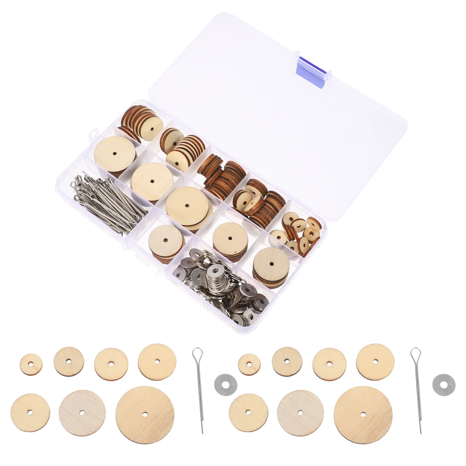 

1 Set Bear Joint Accessories Wood Movable Joints For Stuffed Animal Craft Diy Making Kit Flexible Connector Storage Box