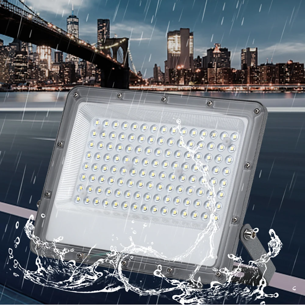 LED Flood Light 10W 20W 30W 50W 100W AC 220V LED Floodlight IP66 Waterproof Reflector Spotlight Street Light Outdoor Garden Lamp