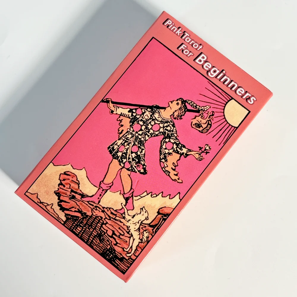 78-بطاقة القطط تحكم الأرض التارو الوردي رايدر بطاقات التارو لعبة للمبتدئين مجلس اللعب لعبة الطاولة للحزب