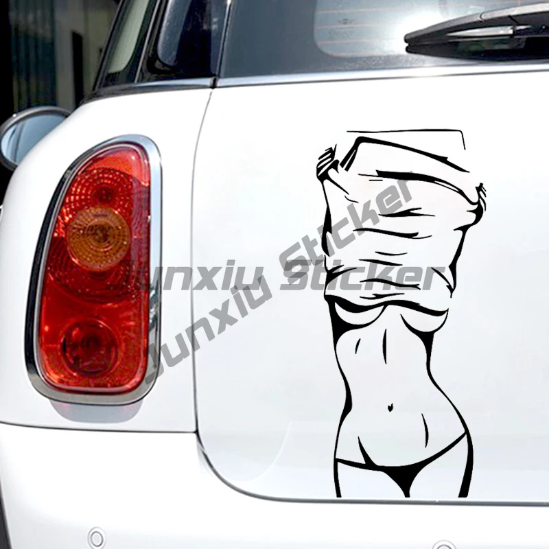 

Sexy Body Seduces Girls Car Sticker Waterproof Auto Decors for Bumper Rear Window