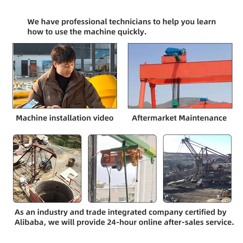 Hot Selling CD/MD Wire Rope Electric Crane 3 Ton 5 Ton 10 Ton