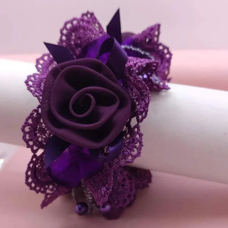 Elastic  for Hair Flower Scrunchie  New Pearl   Pезинка Для Волос   Резинки Для Волос  Korean Accessories  스프링머리끈 Hair Ties