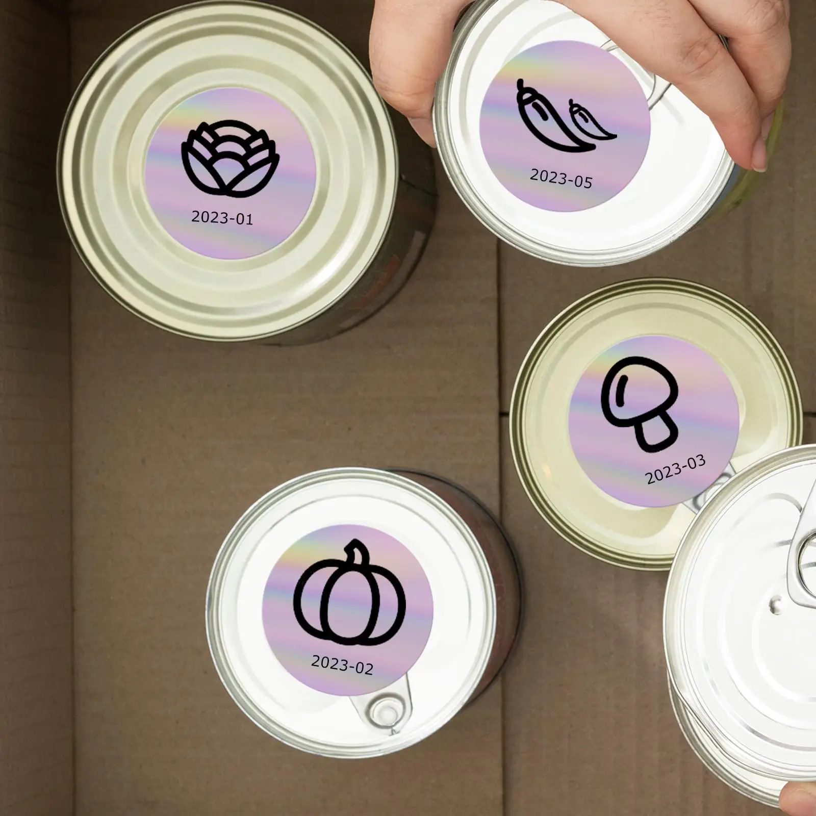 Premium Purple Laser Thermal Labels: Waterproof, Durable Adhesive for Retail Packaging