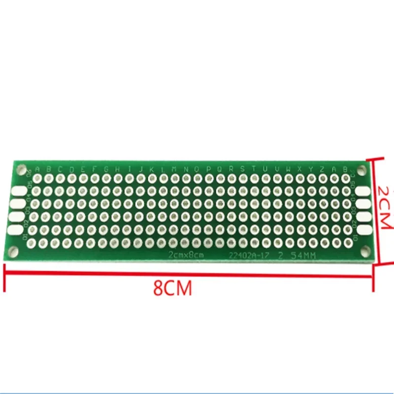 5PCS/Lot Double Sided PCB Board 2x8cm Universal DIY Printed Circuit Board