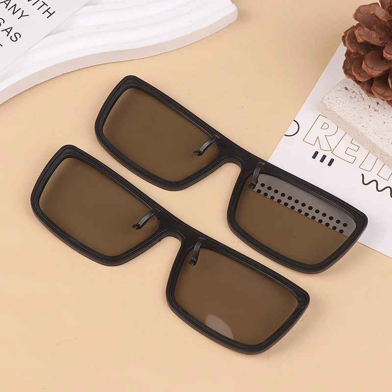 2Pcs 2Pcs Passive 3D Glasses For Movies Theater Cinema Passive 3D TV Stereo Clip-on Passive  TV Real 3D Glasses Clip - Aliexpress Deal