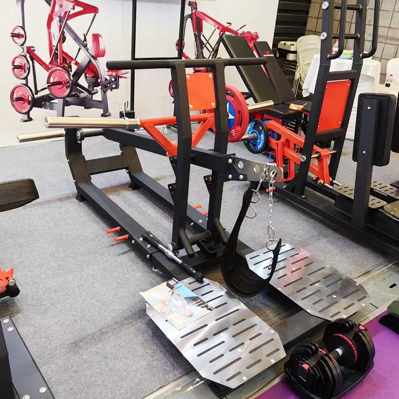 

High Quality Commercial Fitness Gym Plate Loaded Power Rack Weightlifting Hip Belt Squat Machine