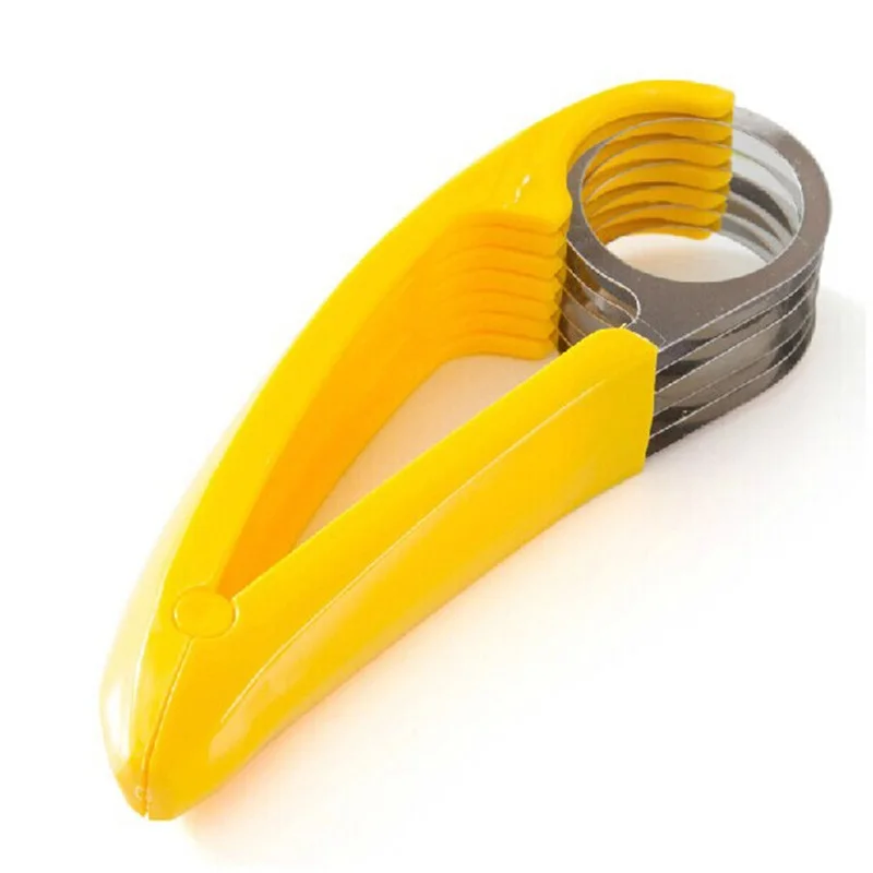 Kitchen Accessories Banana Slicer Chopper Fruit Cutter Cucumber Salad Vegetable Peeler New Cooking Tool Home Creative