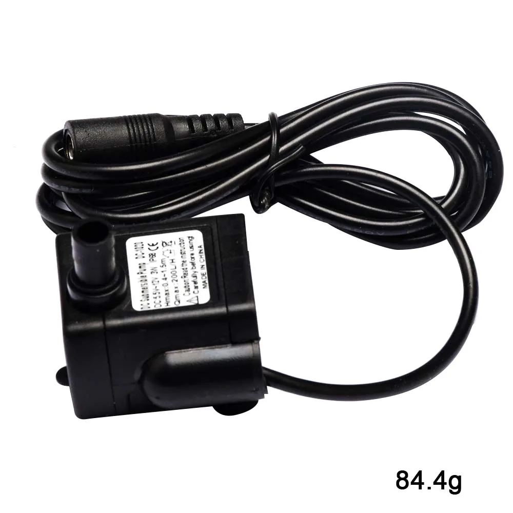 DC12V 3W DC-1020 Mini Solar-Tauchpumpe 300L/H Niedrigstrom-DC-Pumpe für Aquarium, Brunnen, Hydroponik