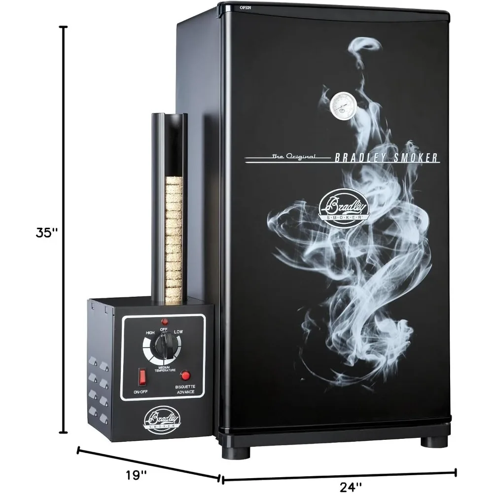 Fumante elétrico vertical de broto natural original BS611 de 4 racks