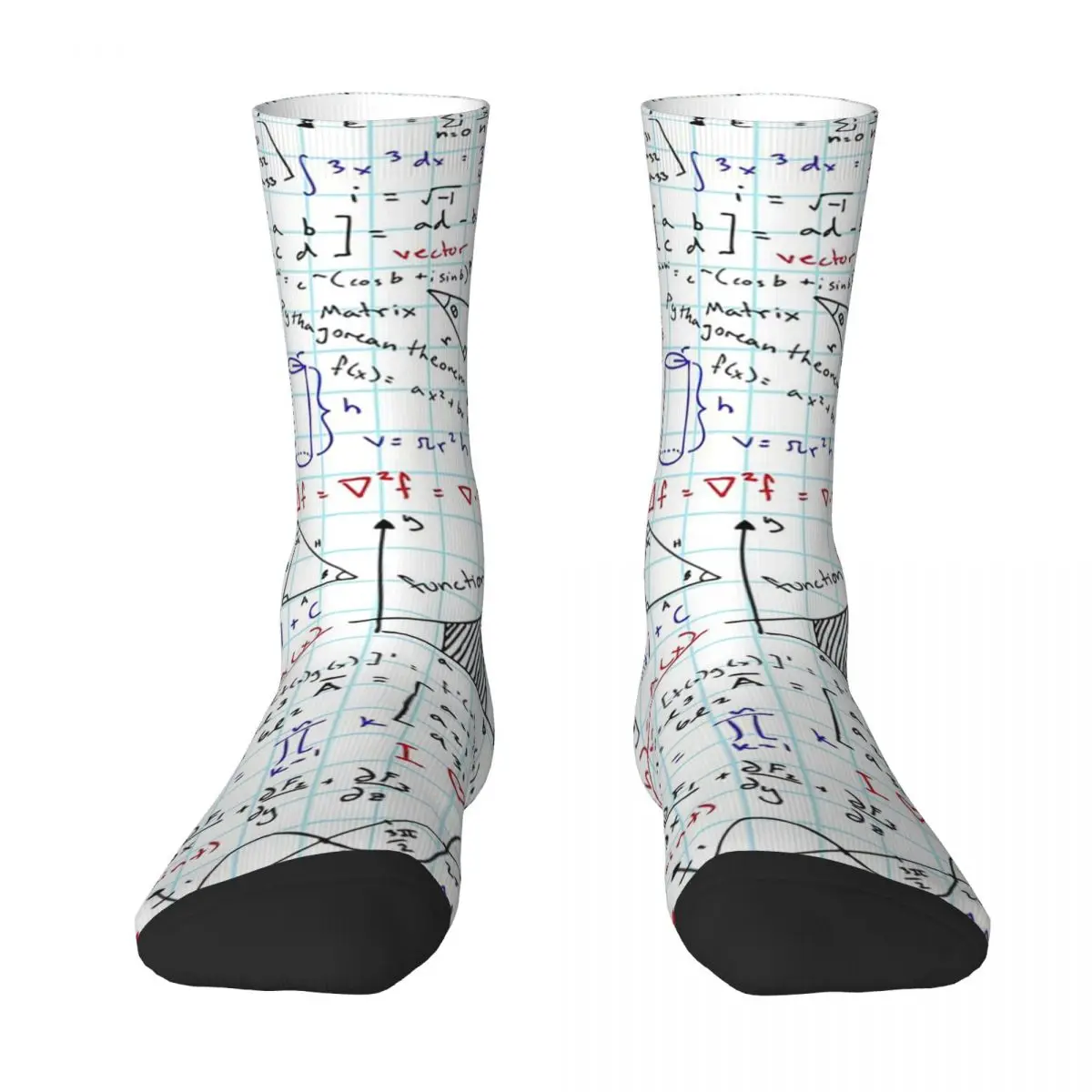 

Math Homework Socks Harajuku High Quality Stockings All Season Long Socks Accessories for Unisex Birthday Present