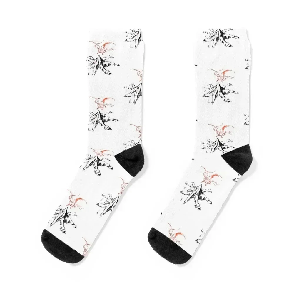

The Lonely Mountain Socks Crossfit cycling professional running halloween Boy Socks Women's