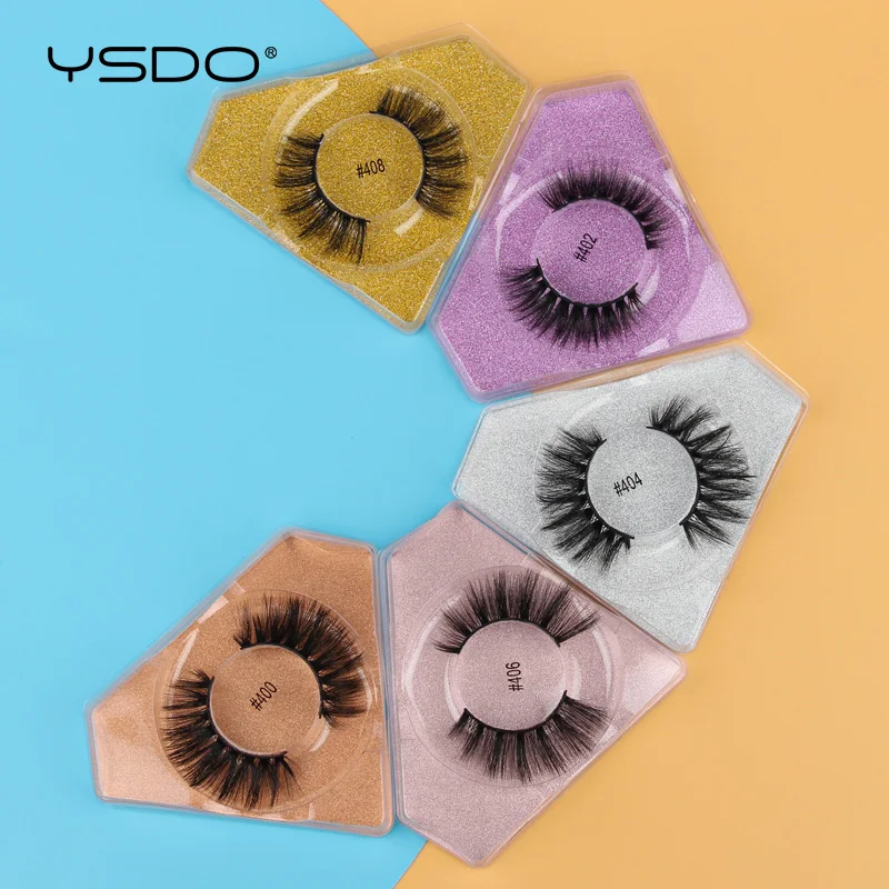 YSDO 10/20 Pairs Flase Mink Lashes Wholesale Dramatic Fluffy 3D Mink Eyelashes Fake Lashes Makeup Natural False Eyelashes