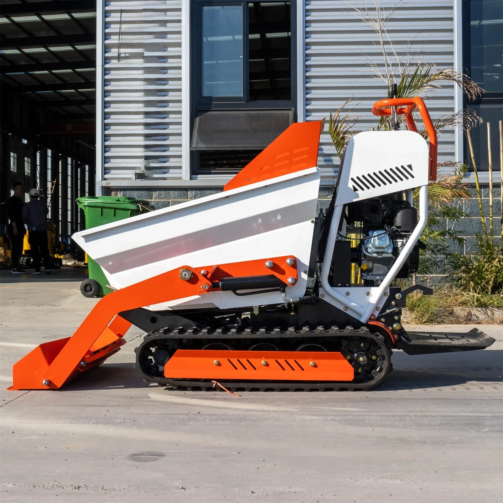 2020 Mini Dumper Met Crawler Loader Transporter Truck Mini Rupsvoertuig