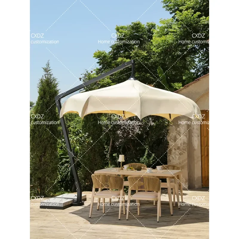 Outdoor Rattan Dining Table and Chairs Set Waterproof Sunproof Garden Patio Furniture Villa Courtyard Balcony Leisure Seating