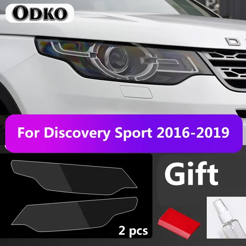 

2 шт. автомобильные чехлы, защитная пленка для фар для Land Rover Discovery 5 4 Sport Range Rover Evoque Velar, наклейка, аксессуары