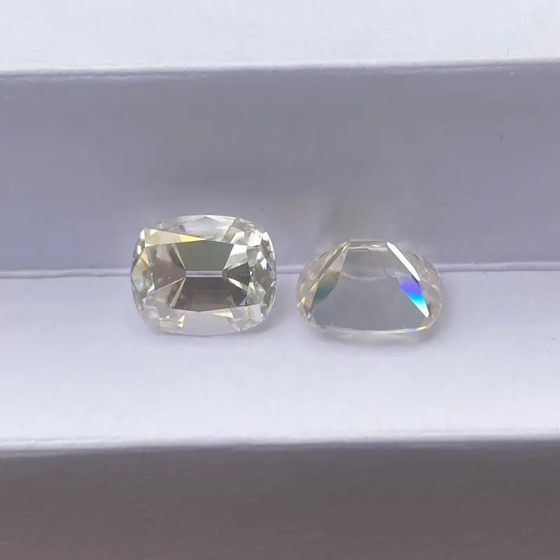 

New 9x11mm 5.0ct GH Color Old European Cut Moissanite Stone Cushion Shape Diamond Gemstone