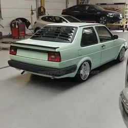 Use For Volkswagen Jetta Mk2 Spoiler 1994--2002 Year FRP Rear Wing ABT Style Accessories Car Refitting