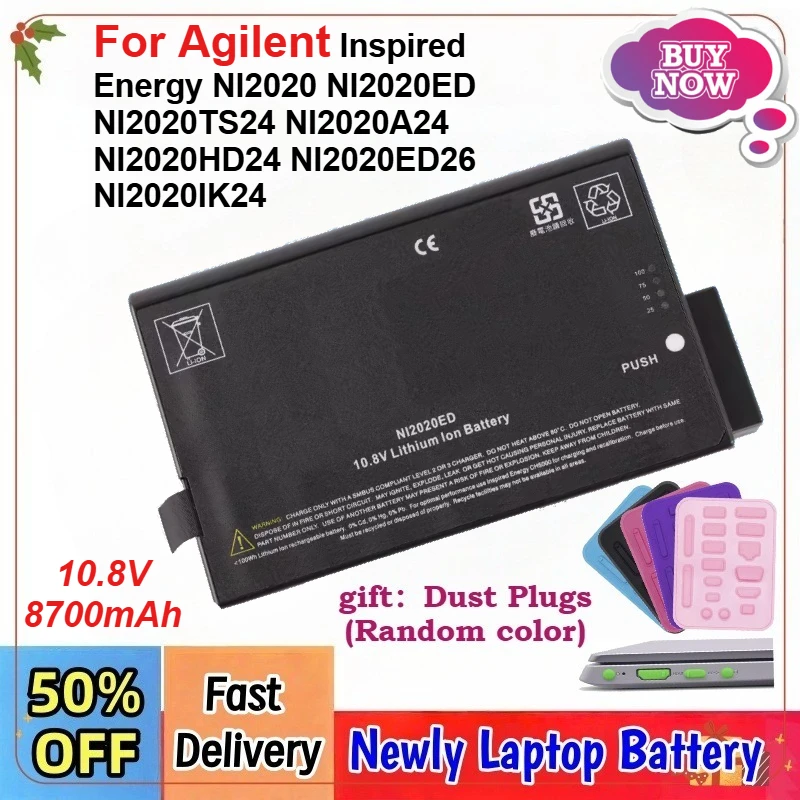 

10.8V 7800mAh 93Wh Battery For Agilent Inspired Energy NI2020 NI2020ED NI2020TS24 NI2020A24 NI2020HD24 NI2020ED26 NI2020IK24