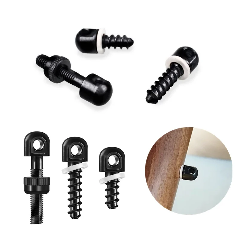 3pcs/set QD Sling Swivel Wood Screws Hunting Base Quick Detach Sling Mounting Kit Gun Sling Swivel Studs for Rifles & Shotguns