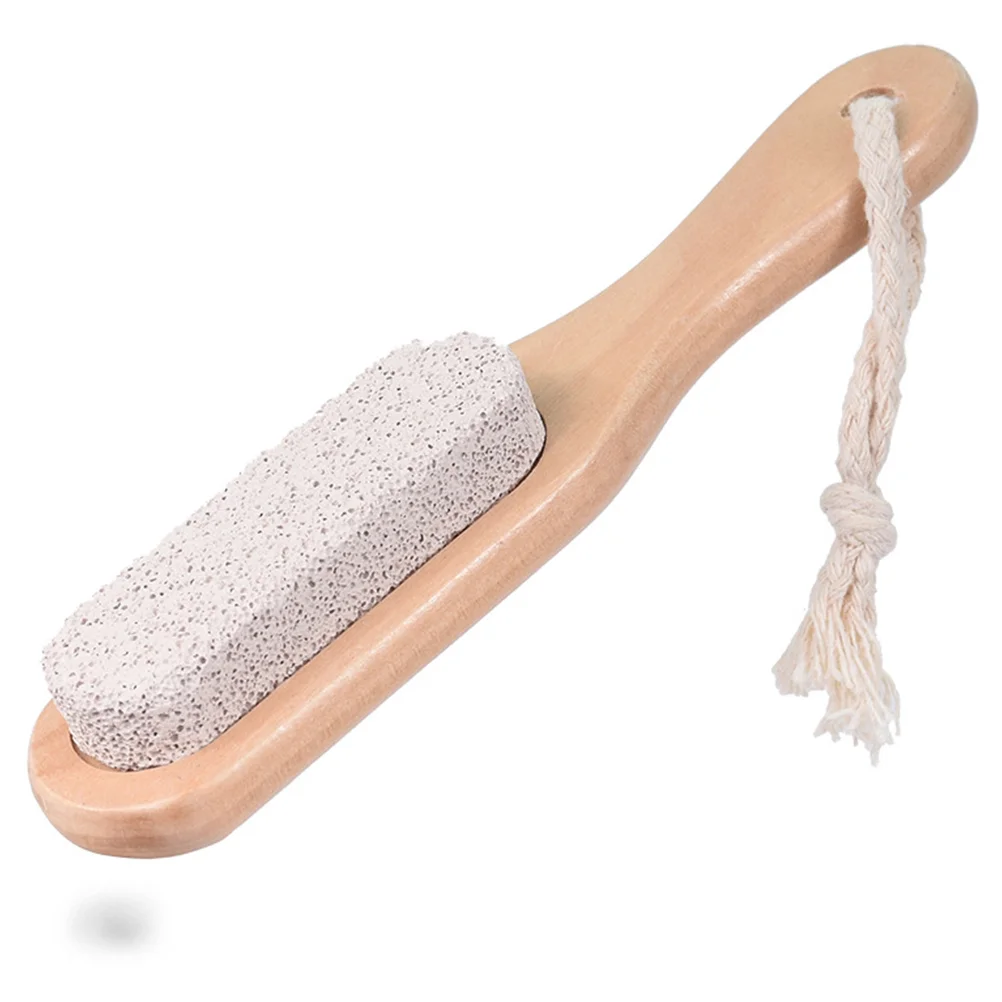Spazzola per pietra pomice portatile da 2 pezzi per kit manicure pedicure Scrubber Spazzola per unghie detergente per unghie
