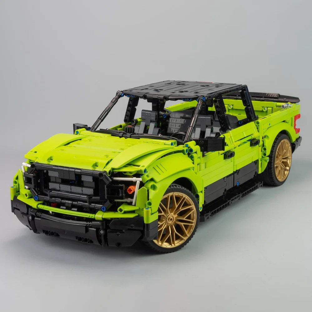 

Конструктор MOC 42115: Модель грузовика F150 Speed Champion, классический автомобиль, городские гонки, детская игрушка, подарок, технологичные строительные блоки