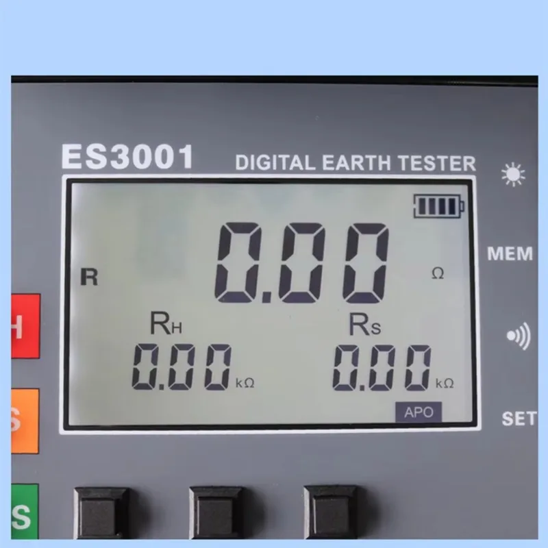 ES3001 Hochwiderstandstester, Widerstandsmesser, Ohmmeter, Bodenwiderstandstester