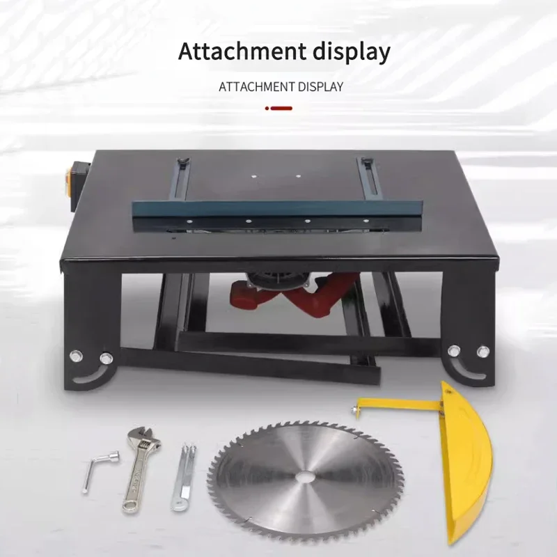 Woodworking Table Saw Desktop Foldable Chainsaw Portable 2800W Electric Carpentry Circular Saw Multifunctional Wood Cutting Tool