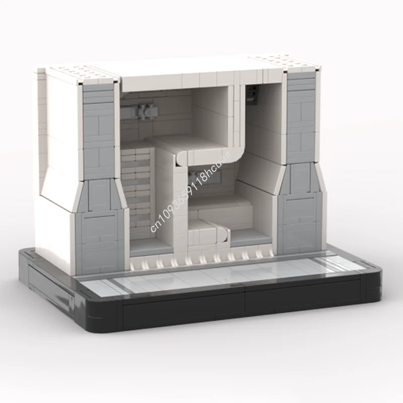 

694 шт. MOC Narkina тюремная клетка, звезда, боевая модель, строительные блоки, идея, образование на день рождения, кирпич, сделай сам, сборные игрушки, рождественские подарки