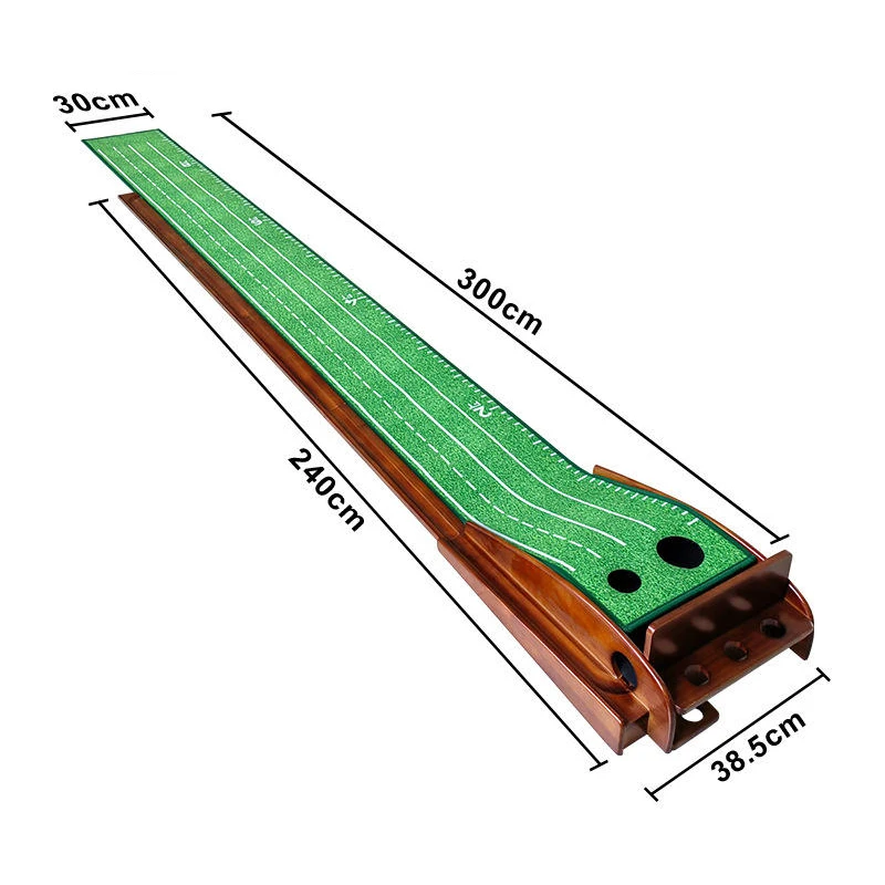 GP-h03 Golf Putting Green Mat Portable Automatic Ball Return Golf Game Practice Training Aid for Home Backyard Use