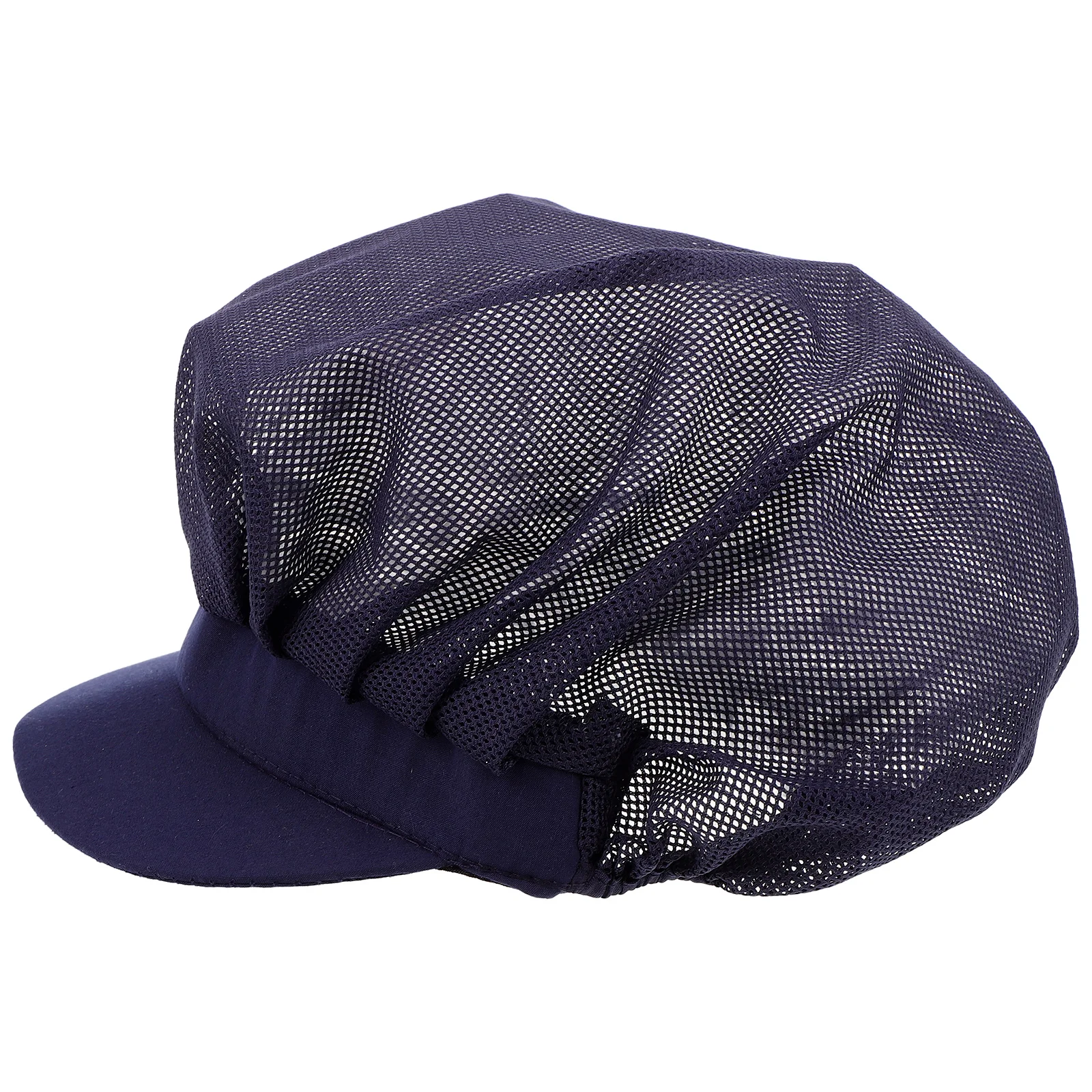 

Elastic Breathable Chef Hat for Women Men Unisex Cooking Cap Kitchen Bakers Cotton Mesh Food Service Sushi Flat Hat