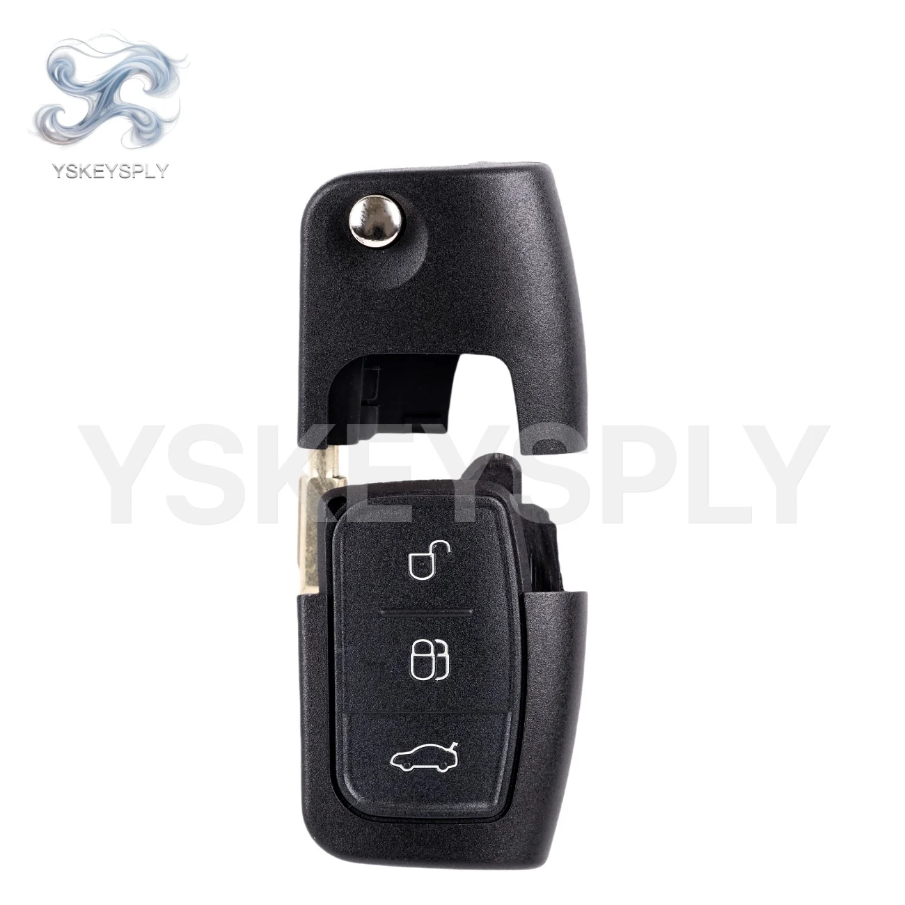 Smart Key Fob HU101 / FO21 433MHz for Ford Mondeo Fusion CS Max Fiesta Focus 3 Galaxy 4D60 4D63 Chip | Uncut Blade | Car Remote