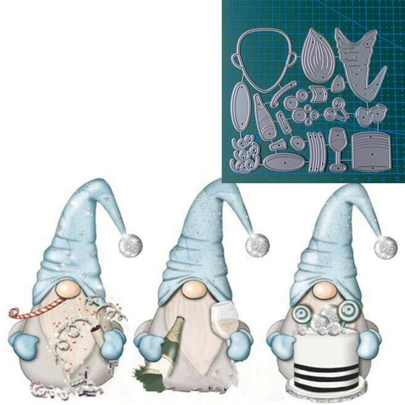 christmas Metal Cutting Dies Mold Scrapbooking Decoration Paper Cards Craft Knife Mould Blade Punch Template Embossing Stencils