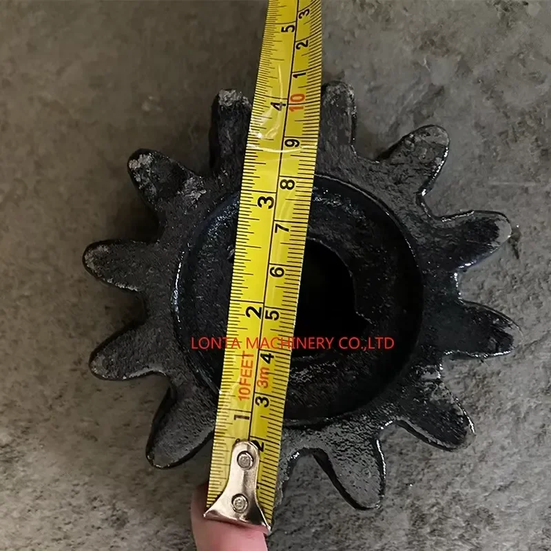 LONTA Machinery Mechanical Cement Concrete Mixer Spare Parts Gear Ring Hard Cast Iron Steel Ring Gear Pinion for Concrete
