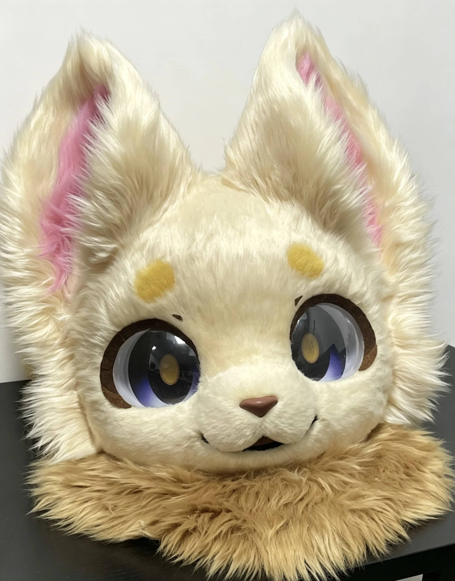 

Fur headgear - Cute character costume custom-made for Christmas party fox, cat, husky