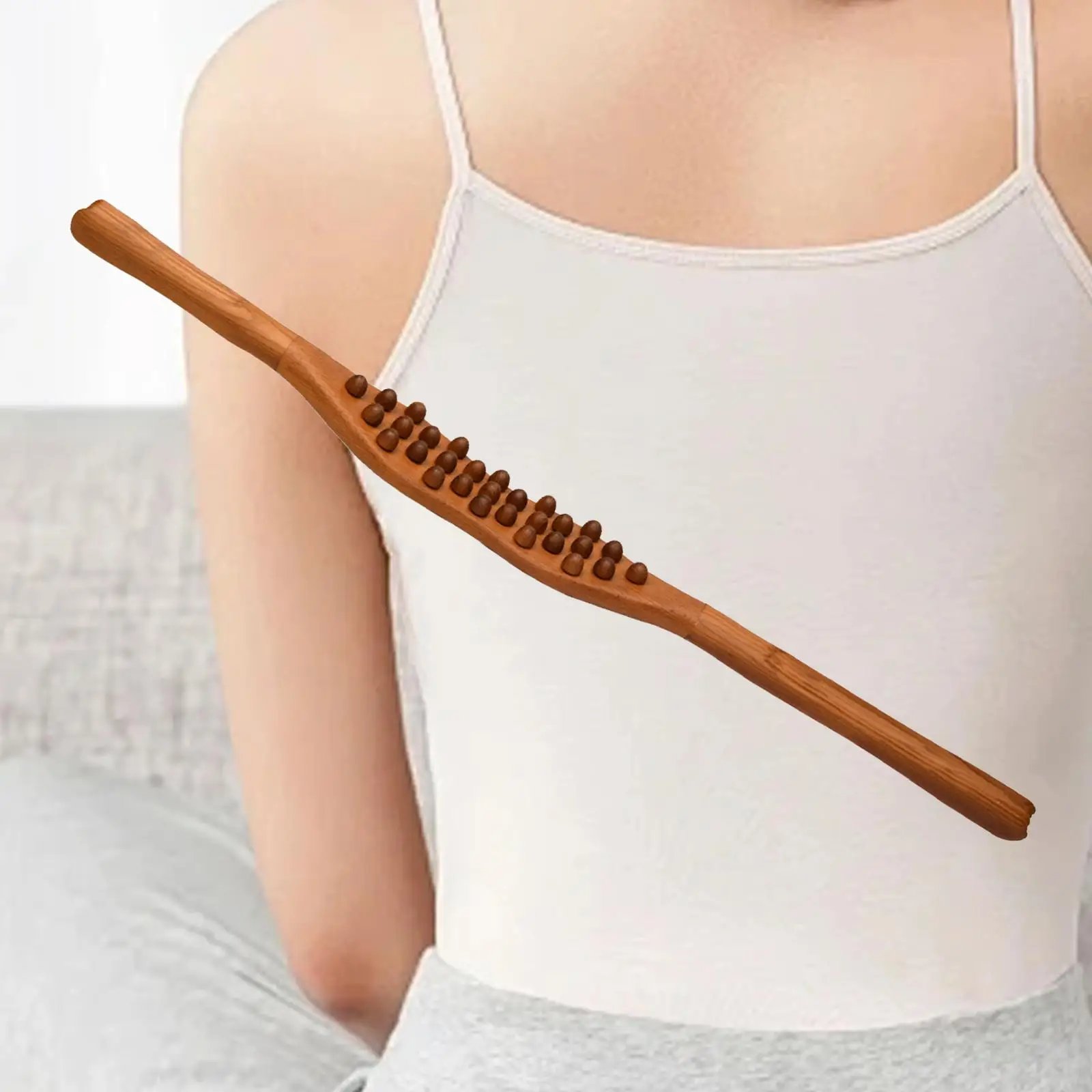 

Wooden Massage Gua Sha Tool 80cm Massage and Relaxing for Arms