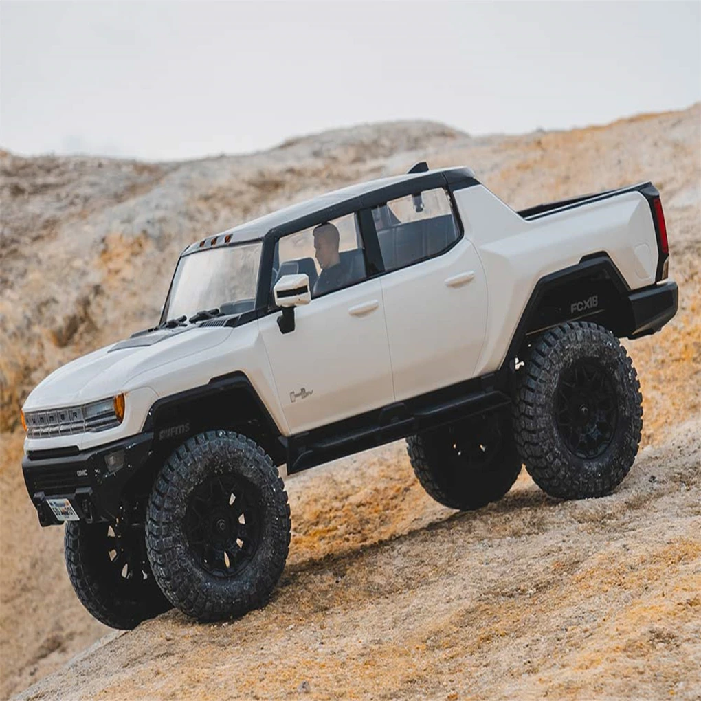 1/18 FMS FCX18 Hummer EV Pickup Truck Auto RTR Modello RC in lega per FMS Fuoristrada Arrampicata Veicolo Auto telecomandata