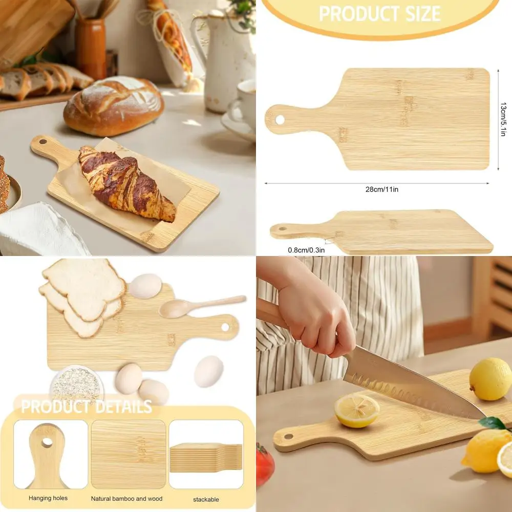 

11 x 5 бамбуковых разделочных досок — набор из 25 штук для индивидуальной лазерной гравировки, идеально подходят для подарков на День матери и новоселье