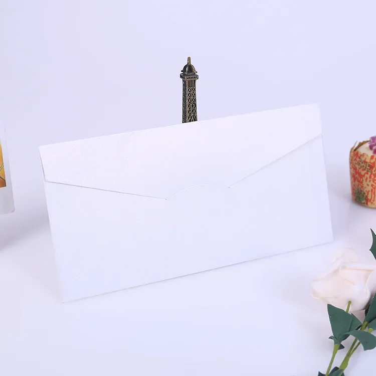 10pcs/package Pearl Paper Colored Envelope, Blank Envelope for Business Invitation Letter