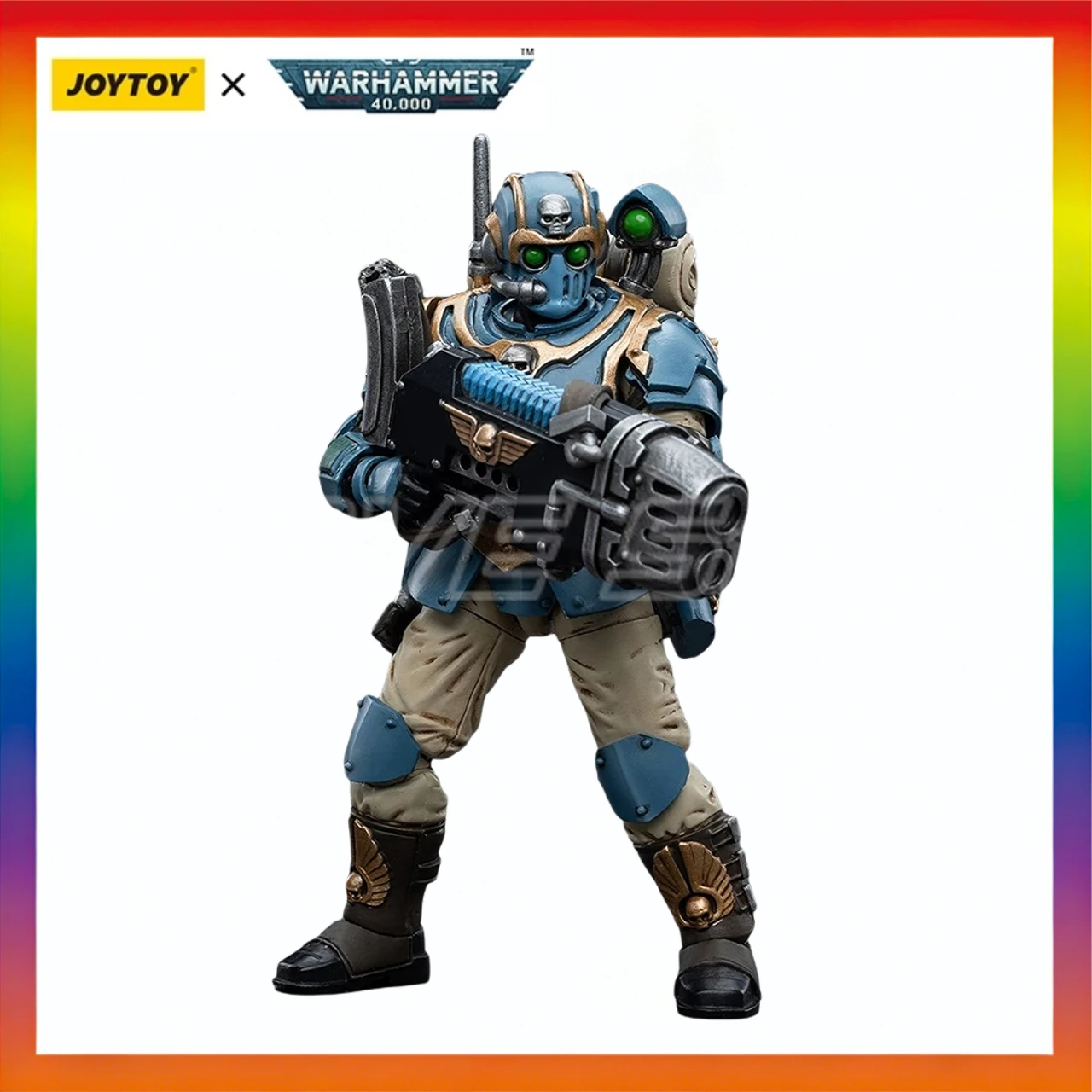 

In Stock Original JOYTOY Warhammer 40K Astra MilitarumTempestus Scions55th Kappic EaglesPlasma Gunner 1/18 Action Figure Gift