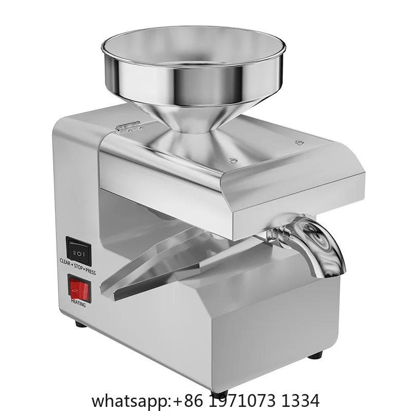 R6 Oil Press Machine Home Use Cold Press for Nuts Seeds Avocado Coconut Almond Olive Juicer Extractor Machine