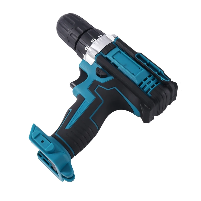 Impact Drill Cordless Electric Screwdriver 13Mm 25+3 Power Tool Electric Drill Accessory For 21V Battery (Bare Metal)