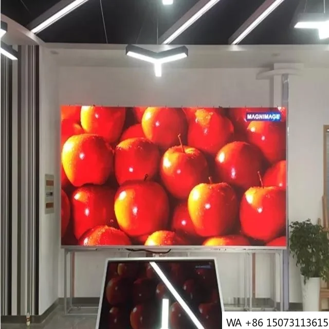 جدار فيديو LED بالألوان الكاملة في الهواء الطلق - لوحة تأجير P3.91 HD Ekran Pantallas عالية التحديث #4