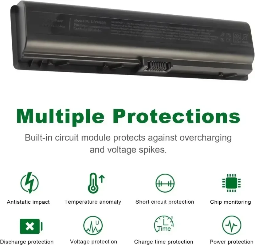 New DV2000 10.8V 4200mAh 47Wh Laptop Battery For HP Pavilion DV2100 DV2200 DV2400 DV3700 DV6000 DV6100 DV6300 DV6500 DV6700 C700